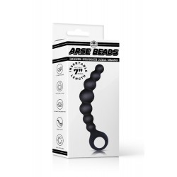 Arse Beads 7" Ribbed Silicone Anal Beads I