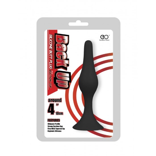 Back Up 4" Silicone Butt Plug w/Suction Cup II