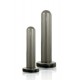 Black Axinite 2 in 1 Anal Plug Kit Set