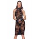 Midi tulle dress with velvet straps in the back - S