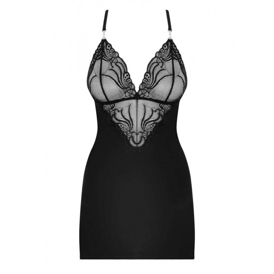 828-CHE-1 chemise & thong S/M