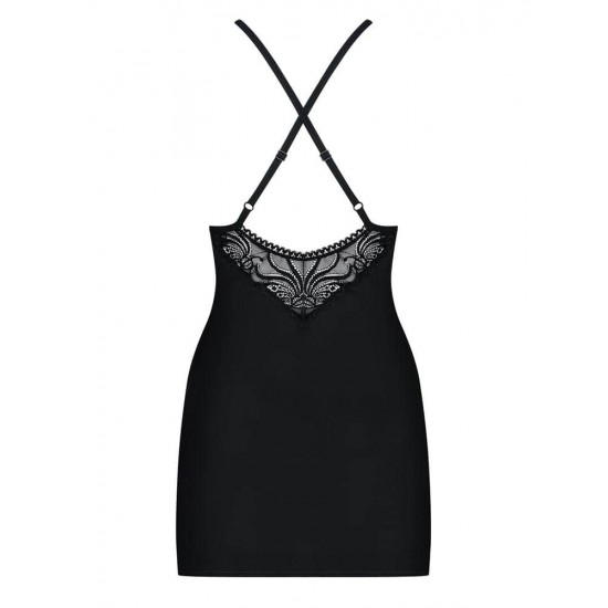 828-CHE-1 chemise & thong S/M