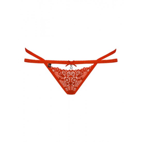838-THO-3 thong red S/M