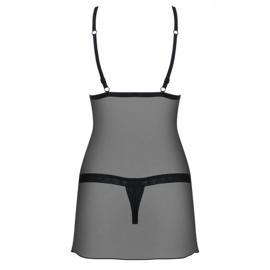 865-CHE-1 chemise & thong S/M