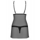 865-CHE-1 chemise & thong S/M
