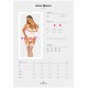 Amor Blanco underwire corset & thong white L/XL