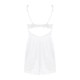 Amor Blanco underwire chemise & thong white S/M