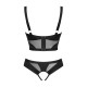 Chic Amoria 2-pcs crotchless set XS/S