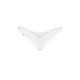 Arrowel White crotchless thong S/M