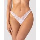 Arrowel White crotchless thong L/XL