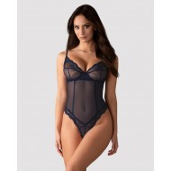 Nightly Blue crotchless teddy XS/S
