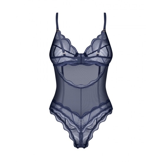 Nightly Blue crotchless teddy XS/S