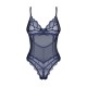 Nightly Blue crotchless teddy XS/S