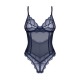 Nightly Blue crotchless teddy XS/S