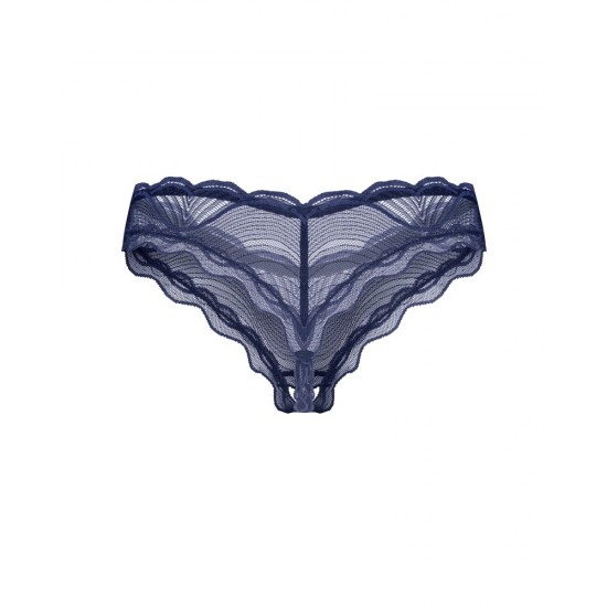 Nightly Blue crotchless thong M/L