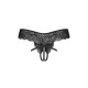 Trinise crotchless thong L/XL
