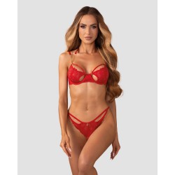 Matildea 2-pcs crotchless set S/M