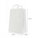 Paper Bag (White) - 260x350x120 mm