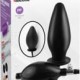 Inflatable Silicone Plug Black