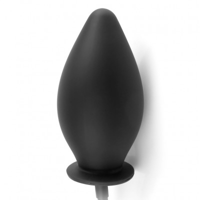 Inflatable Silicone Plug Black