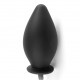 Inflatable Silicone Plug Black