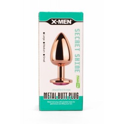 X-MEN Secret Shade Metal Butt Plug Rose S
