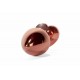 X-MEN Secret Shine Metal Butt Plug Rose Gold Heart L