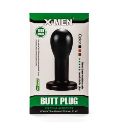 X-Men 8.86 Extra Girthy Butt Plug Black