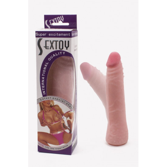 Crazy bőrhatású élethű dildó - 18cm