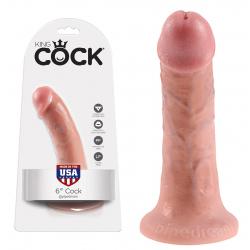 King Cock 6" élethű dildó
