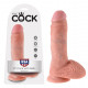 King Cock 8" élethű herés dildó
