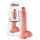 King Cock 10" élethű óriás dildó