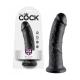 King Cock 8" élethű dildó - fekete