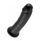 King Cock 8" élethű dildó - fekete