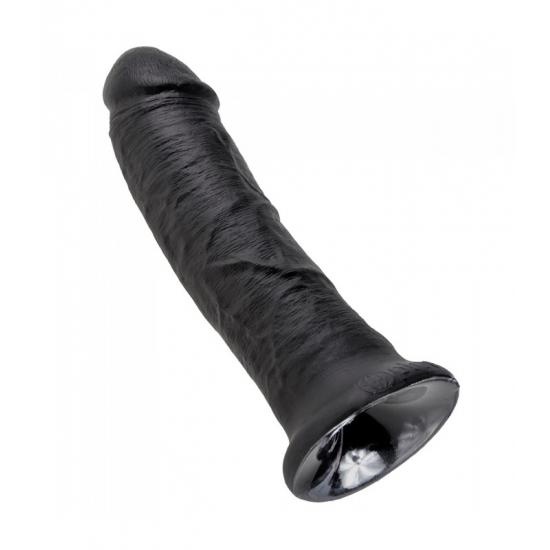 King Cock 8" élethű dildó - fekete
