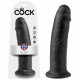 King Cock 10" élethű óriás dildó - fekete
