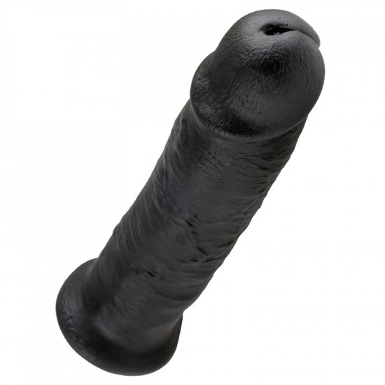 King Cock 10" élethű óriás dildó - fekete