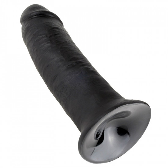 King Cock 10" élethű óriás dildó - fekete