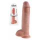 King Cock 11" élethű óriás dildó