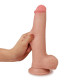 Skin 8" bőrtapintású realisztikus dildó