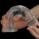 Flawless 7" Clear áttetsző realisztikus dildó