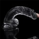 Flawless 7,5" Clear áttetsző realisztikus dildó