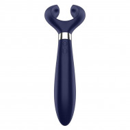 Satisfyer Partner Multifun 3 akkus párvibrátor - kék