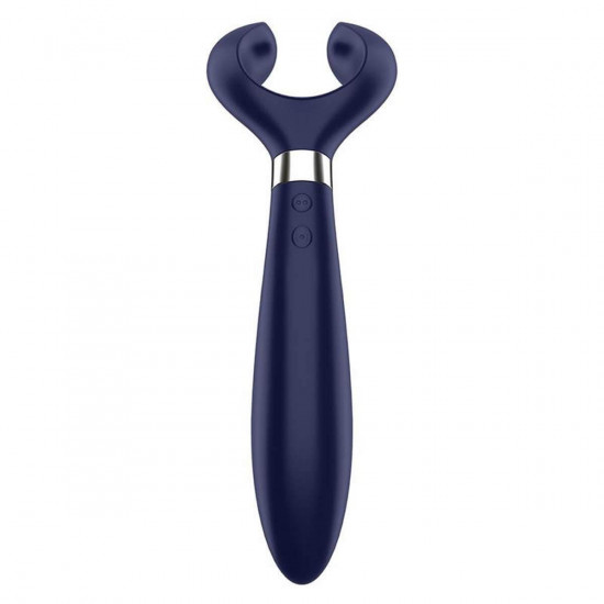 Satisfyer Partner Multifun 3 akkus párvibrátor - kék