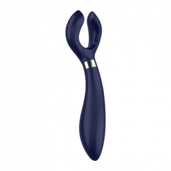 Satisfyer Partner Multifun 3 akkus párvibrátor - kék