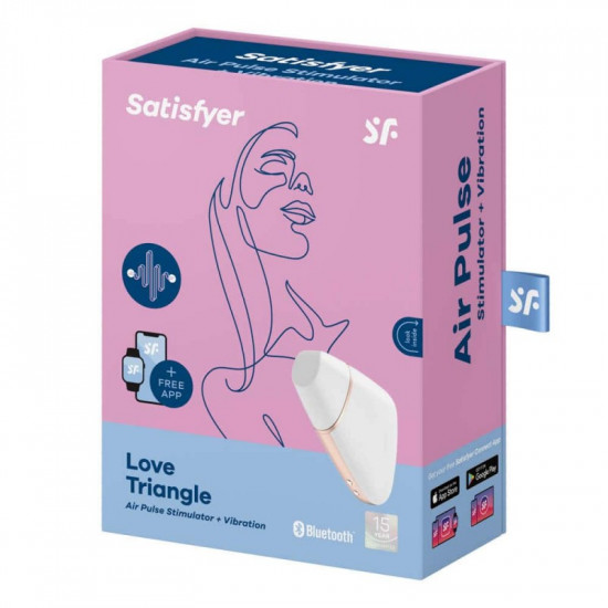 Satisfyer Love Triangle okos léghullámos csiklóizgató
