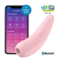 Satisfyer Curvy 2 okos léghullámos csiklóizgató - pink