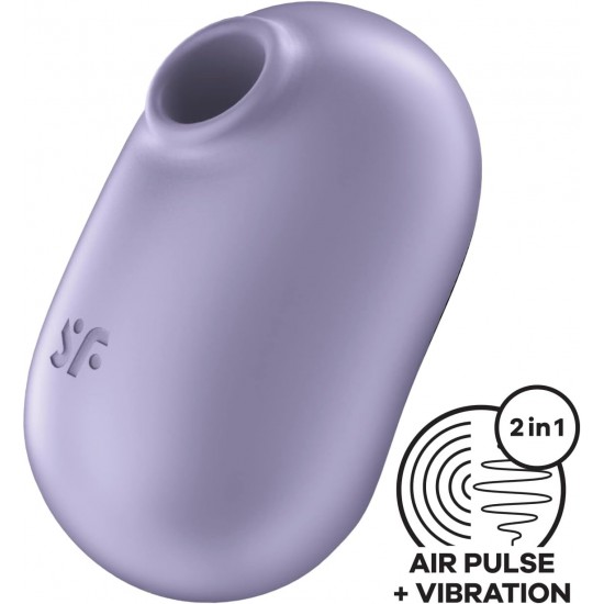 Satisfyer Pro To Go 2 léghullámos csiklóizgató - lila