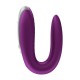 Satisfyer Double Fun okos rádiós párvibrátor - lila