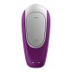 Satisfyer Double Fun okos rádiós párvibrátor - lila